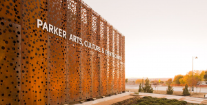 Exterior of PACE Center wall and signage