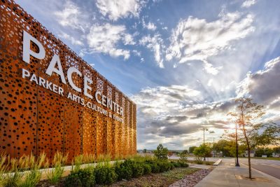 PACE Center exterior and signage