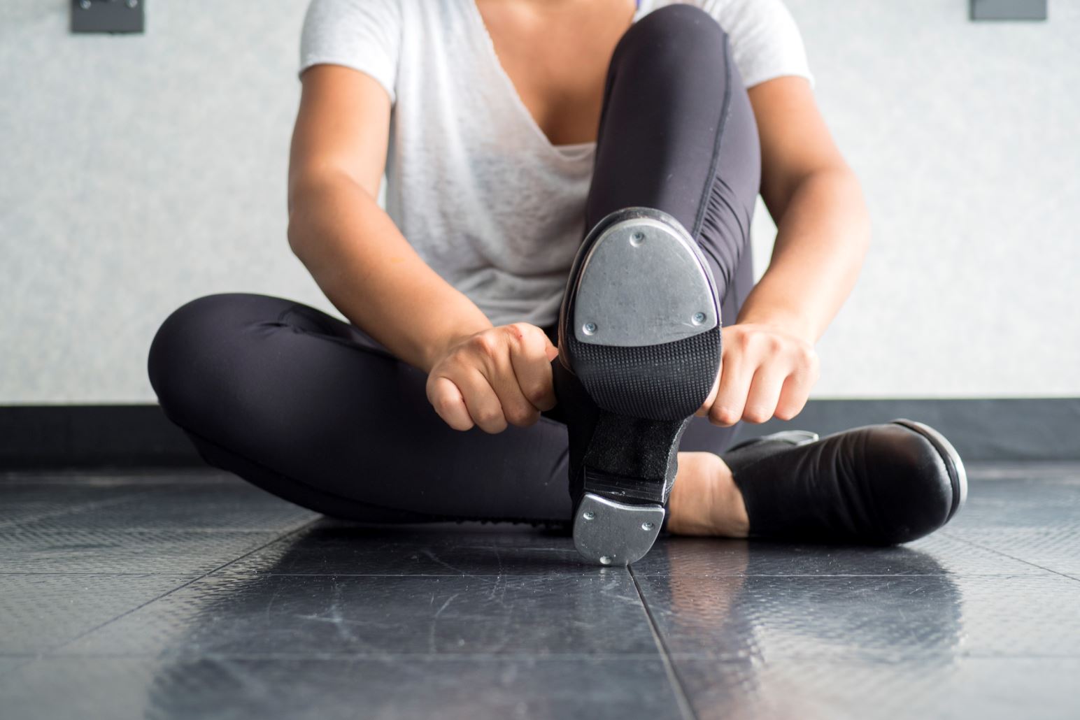 Adult tap dance class