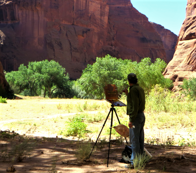 Painting Landscapes Outdoors with Lorenzo Chavez