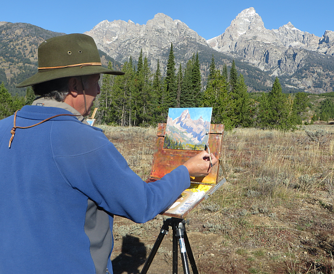 Painting Landscapes Outdoors with Lorenzo Chavez