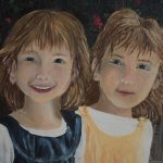 Twins by Lydia Schroeder, 11 x 14, Acrylic