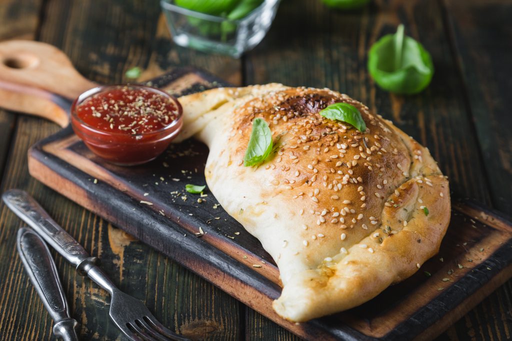 Kids Cooking Pizza and Calzones