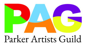 Parker Artists Guild color logo over white