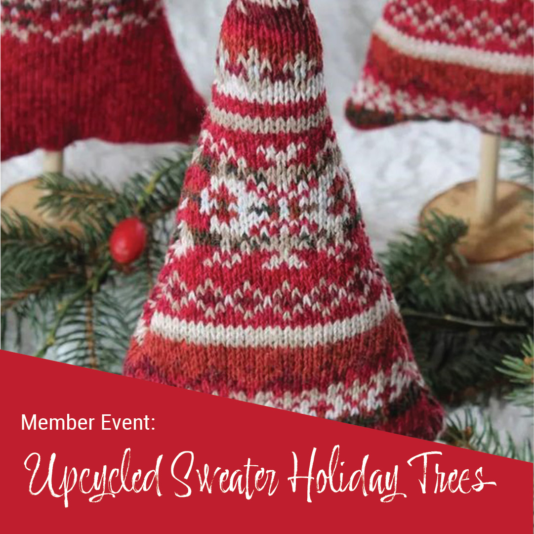 Upcycled Sweater Holiday Trees