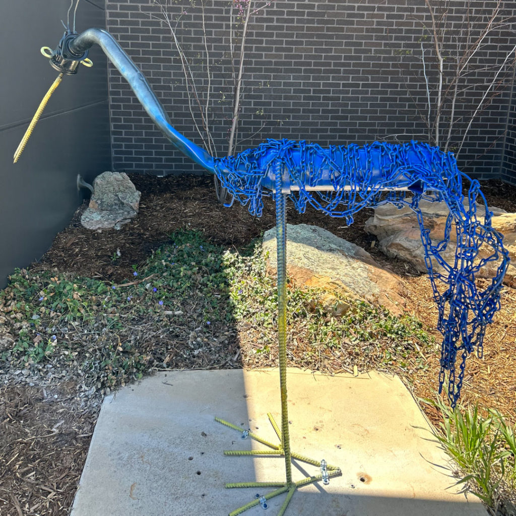 Photo of sculpture Blue Heron in My Dreams by Mary Smith