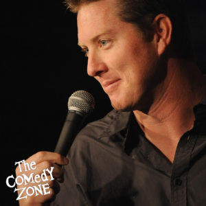 Dave Williamson photo with The Comedy Zone logo
