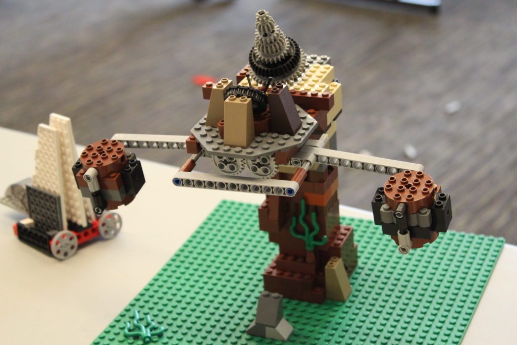 lego mining and building