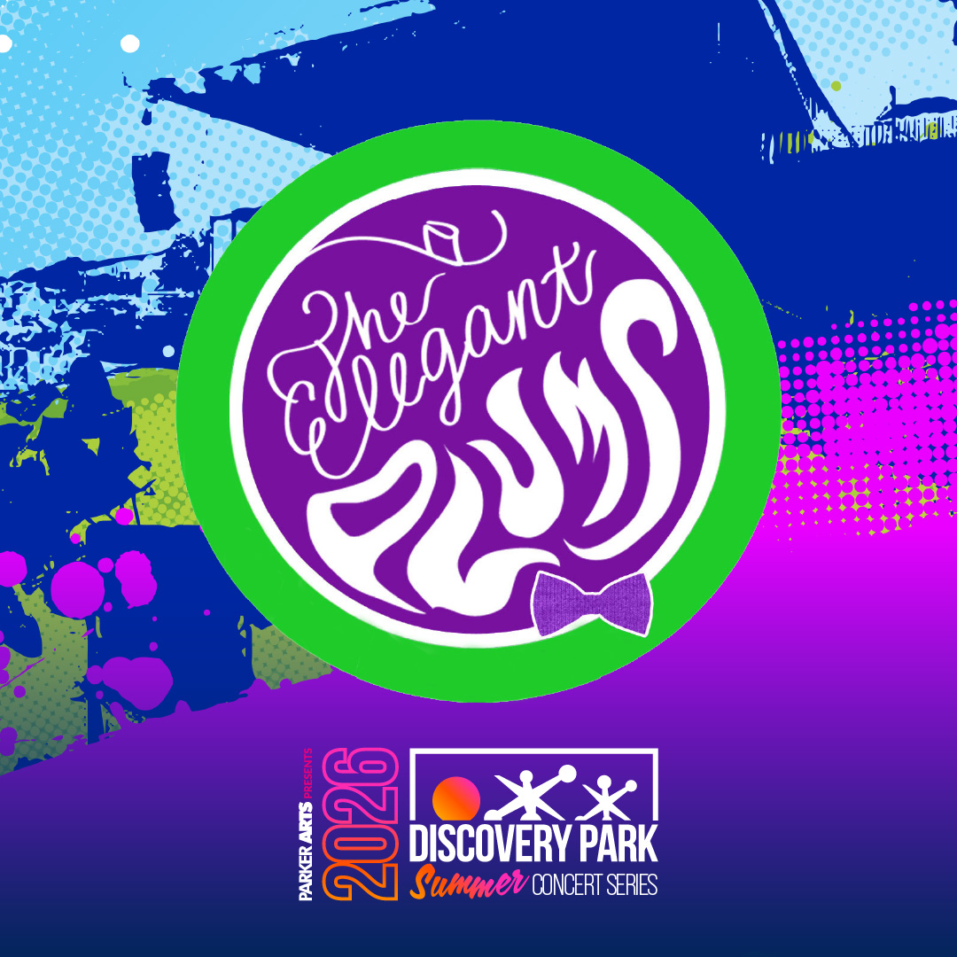 Parker Arts Presents: 2026 Discovery Park Summer Concerts - The Elegant Plums (band logo)